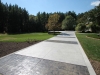 Cantilevered Stamped & Textured Concrete Driveway by ConcreteVA.com
