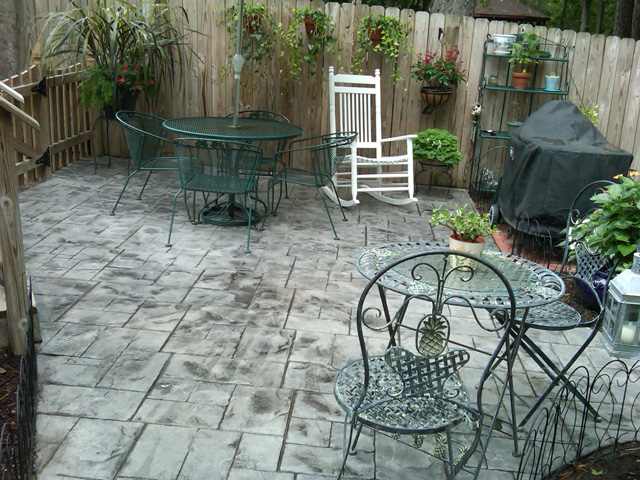 Patio Ideas Stamped Concrete Stamped Concrete