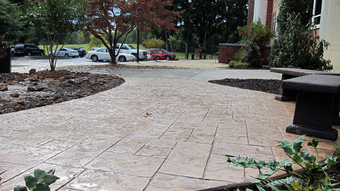 Stamped Concrete Memorial