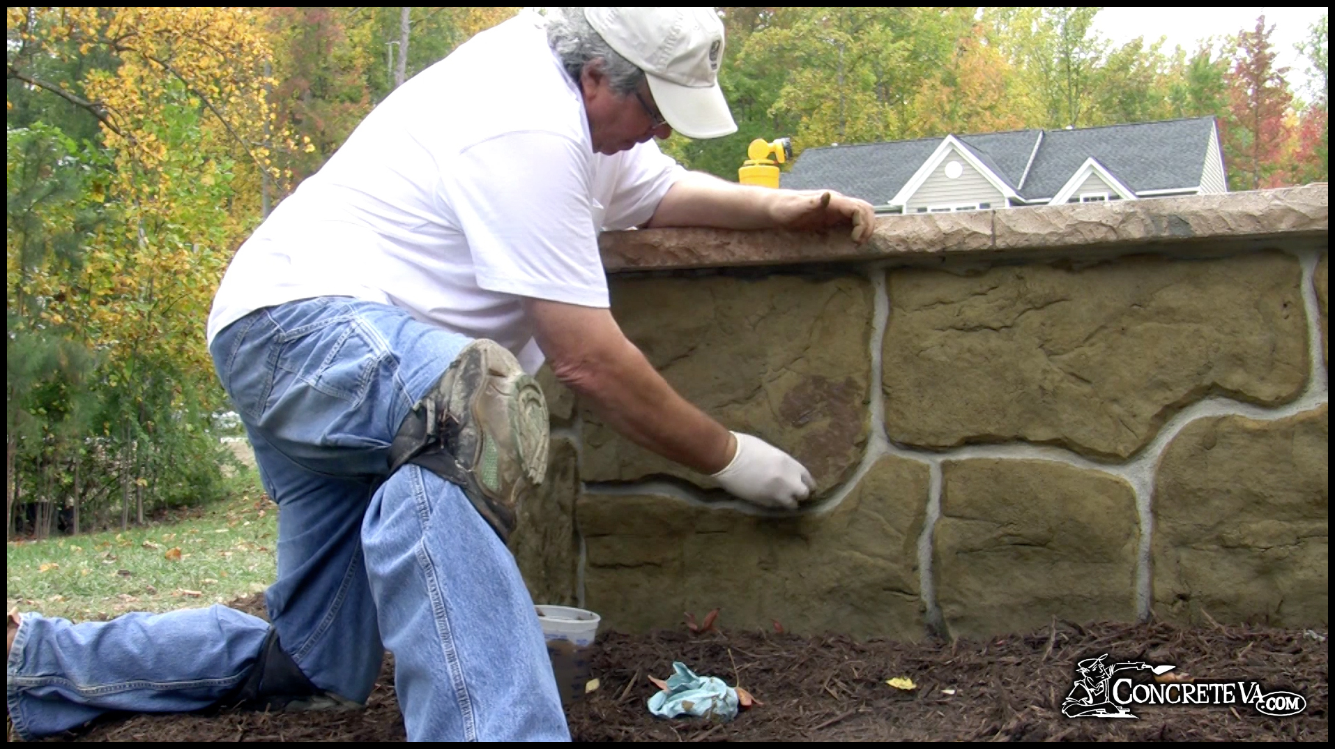 Stamped Concrete Concrete Sitting Wall Stamped Concre vrogue.co
