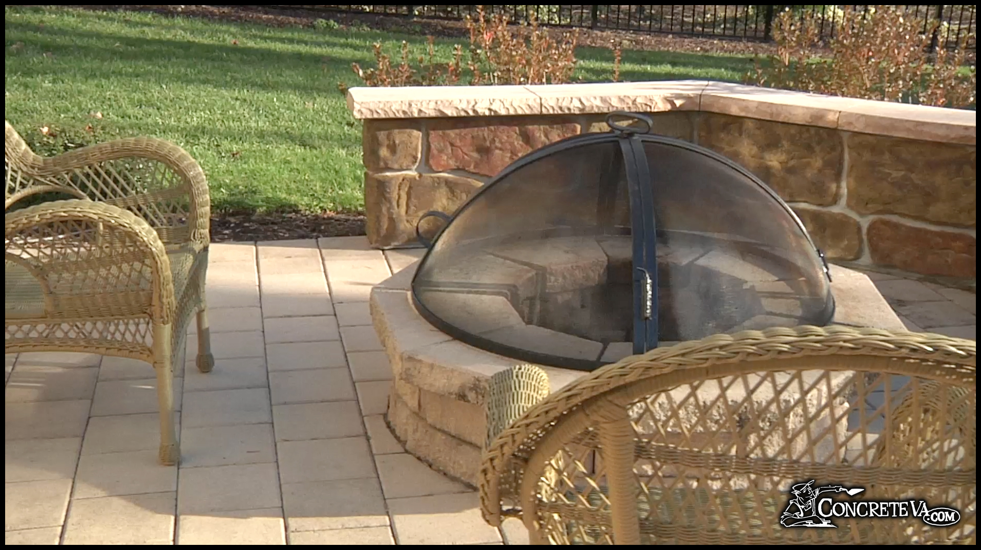 Stamped Concrete Concrete Sitting Wall Stamped Concre vrogue.co